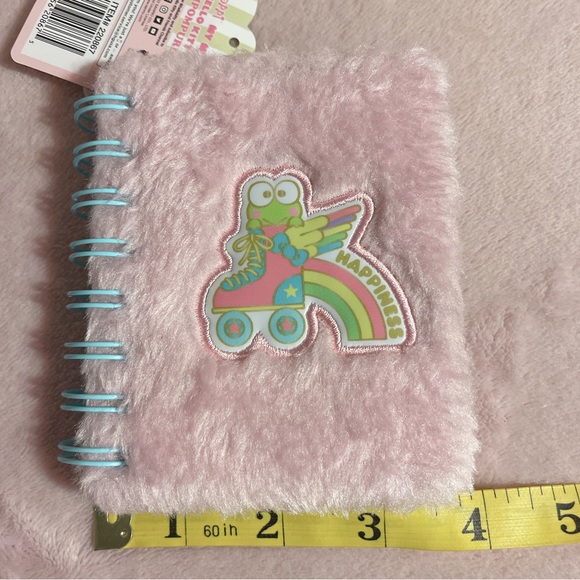 Sanrio Keroppi ‘Happiness’ Mini Fuzzy Journal - Picture 7 of 9
